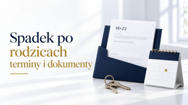 Spadek po rodzicach — SD-Z2, terminy i dokumenty
